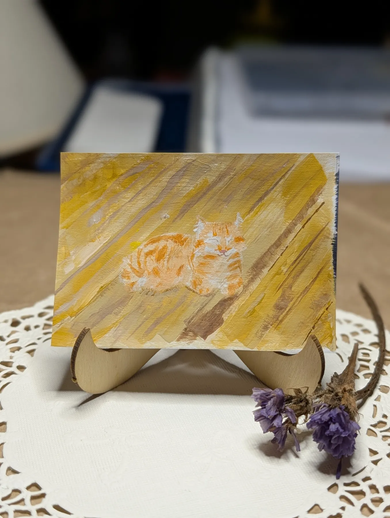 Bask in the Sun aceo art card