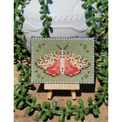 Bella Moth aceo art card thumbnail 1