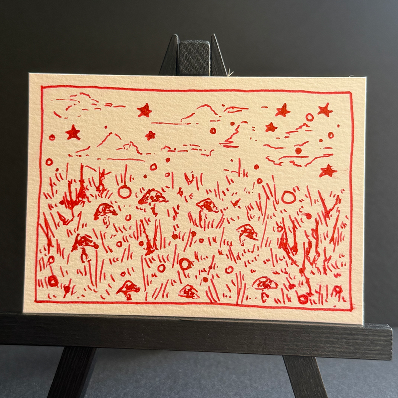 fairy circle i aceo art card