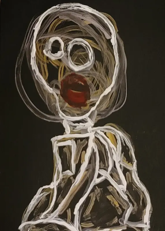 Dark Figure aceo art card