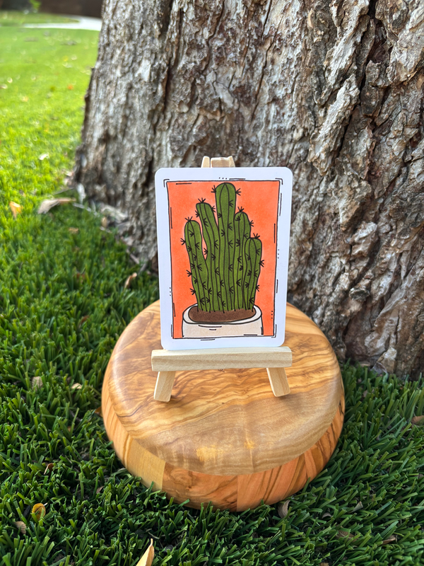Karin the Kactus aceo art card