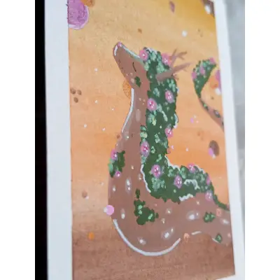 Shimmer and Bloom aceo art card thumbnail 2