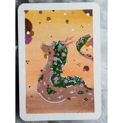 Shimmer and Bloom aceo art card thumbnail 1