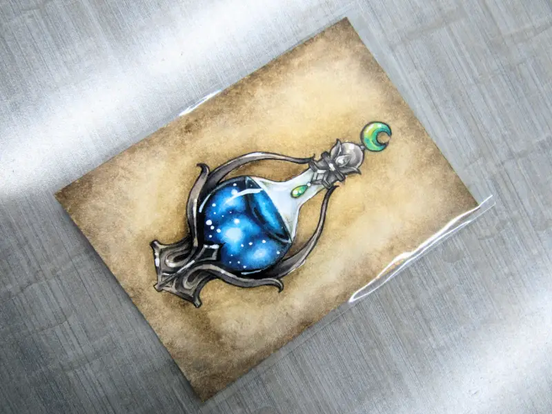 Moonveil Potion aceo art card