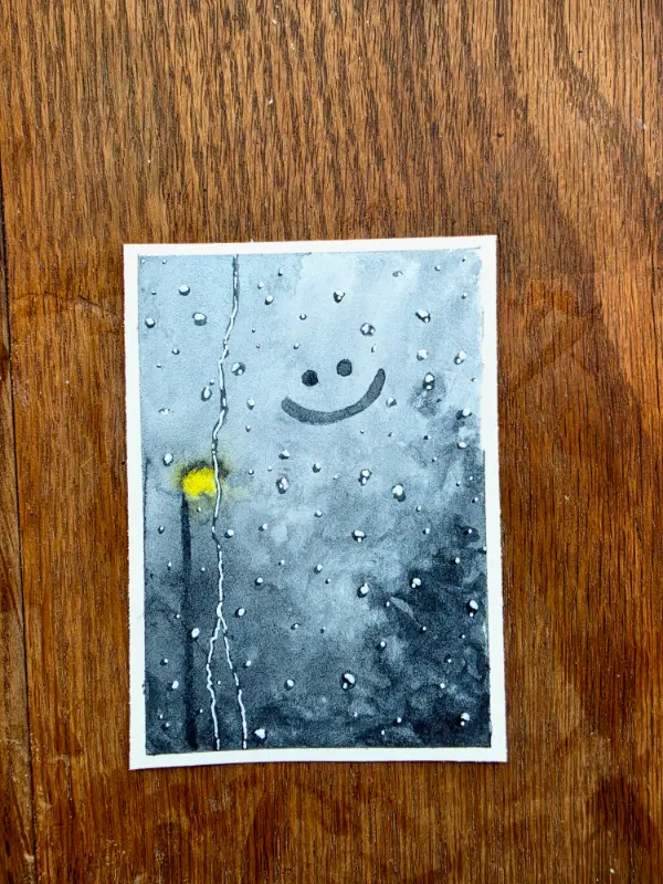 :) aceo art card