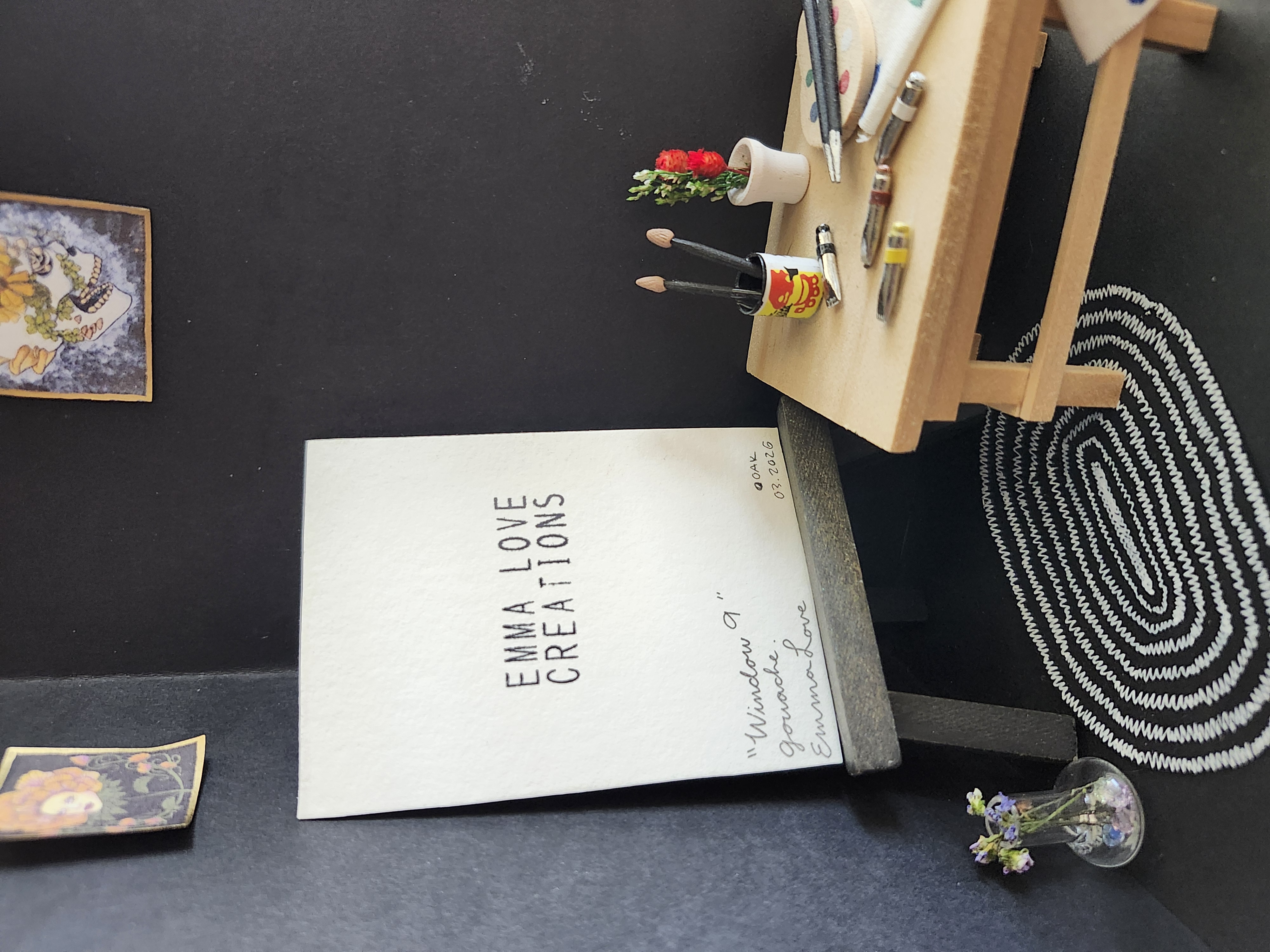 Window 9 aceo art card thumbnail 2