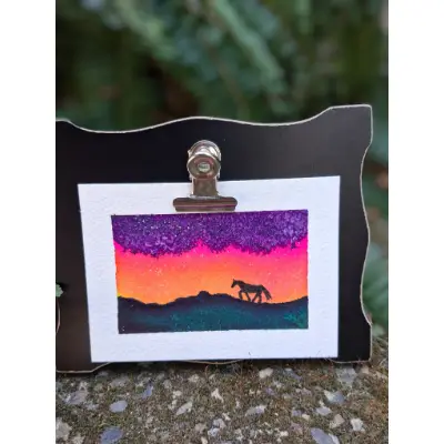 Desert Dreams Collection aceo art card thumbnail 2