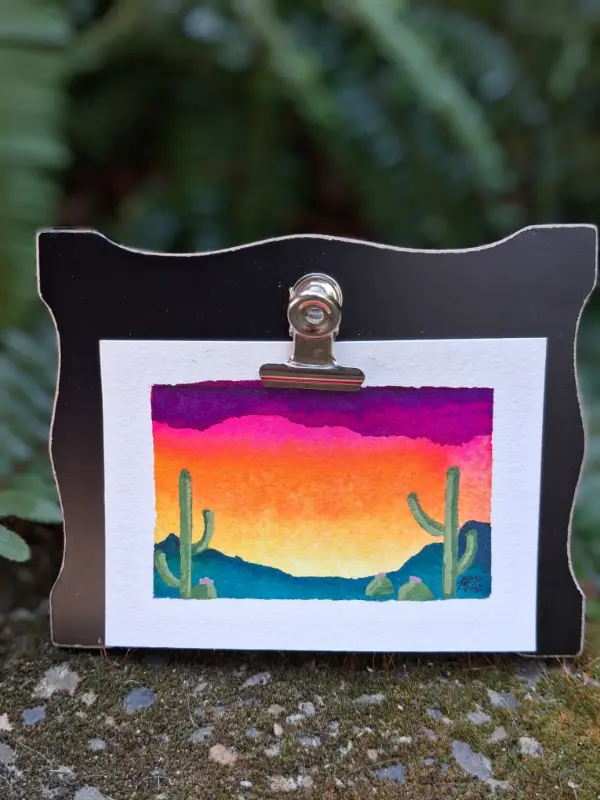 Desert Dreams Collection aceo art card