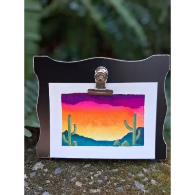 Desert Dreams Collection aceo art card thumbnail 1