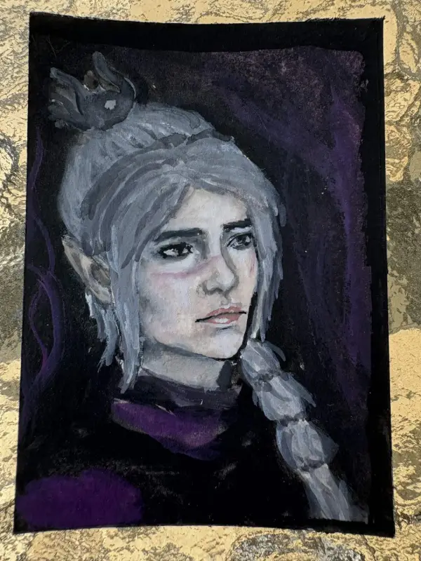 Shadowheart aceo art card