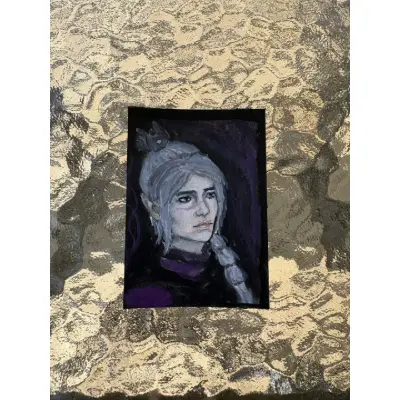 Shadowheart aceo art card thumbnail 2