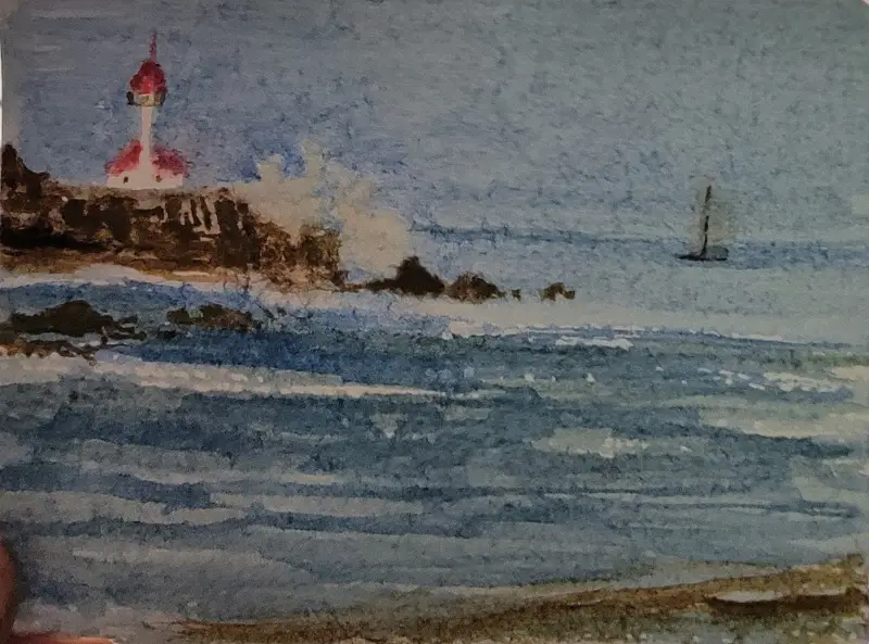 The Lookout aceo art card