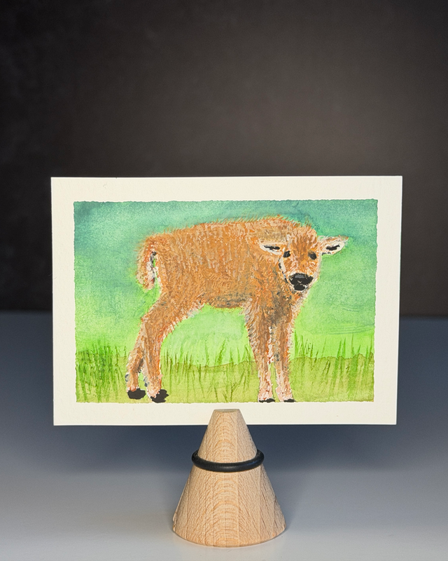 Red Dog aceo art card