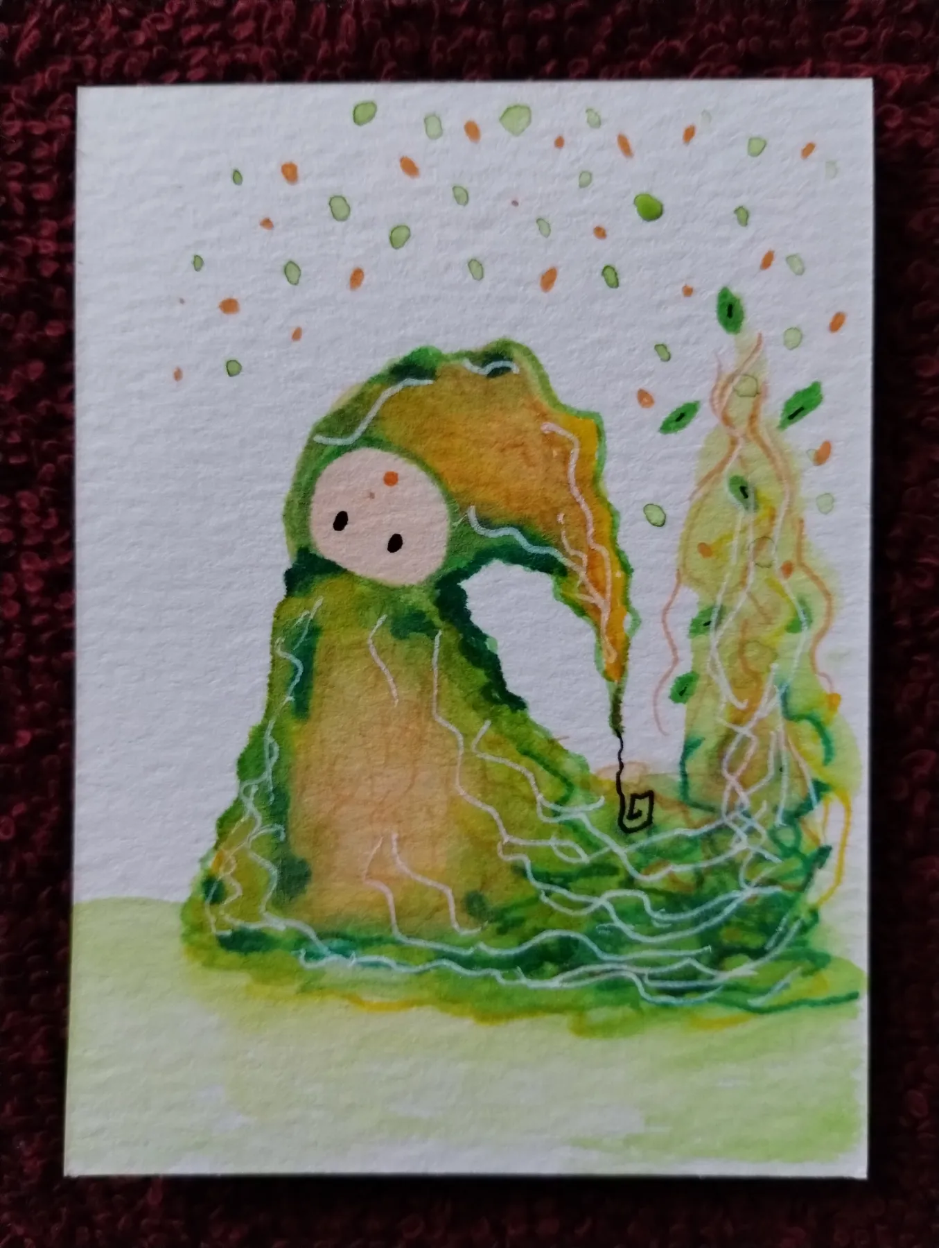Spirit Green aceo art card