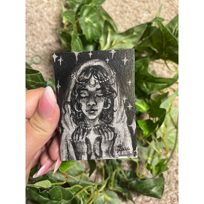 Enchantress ACEO aceo art card thumbnail 1