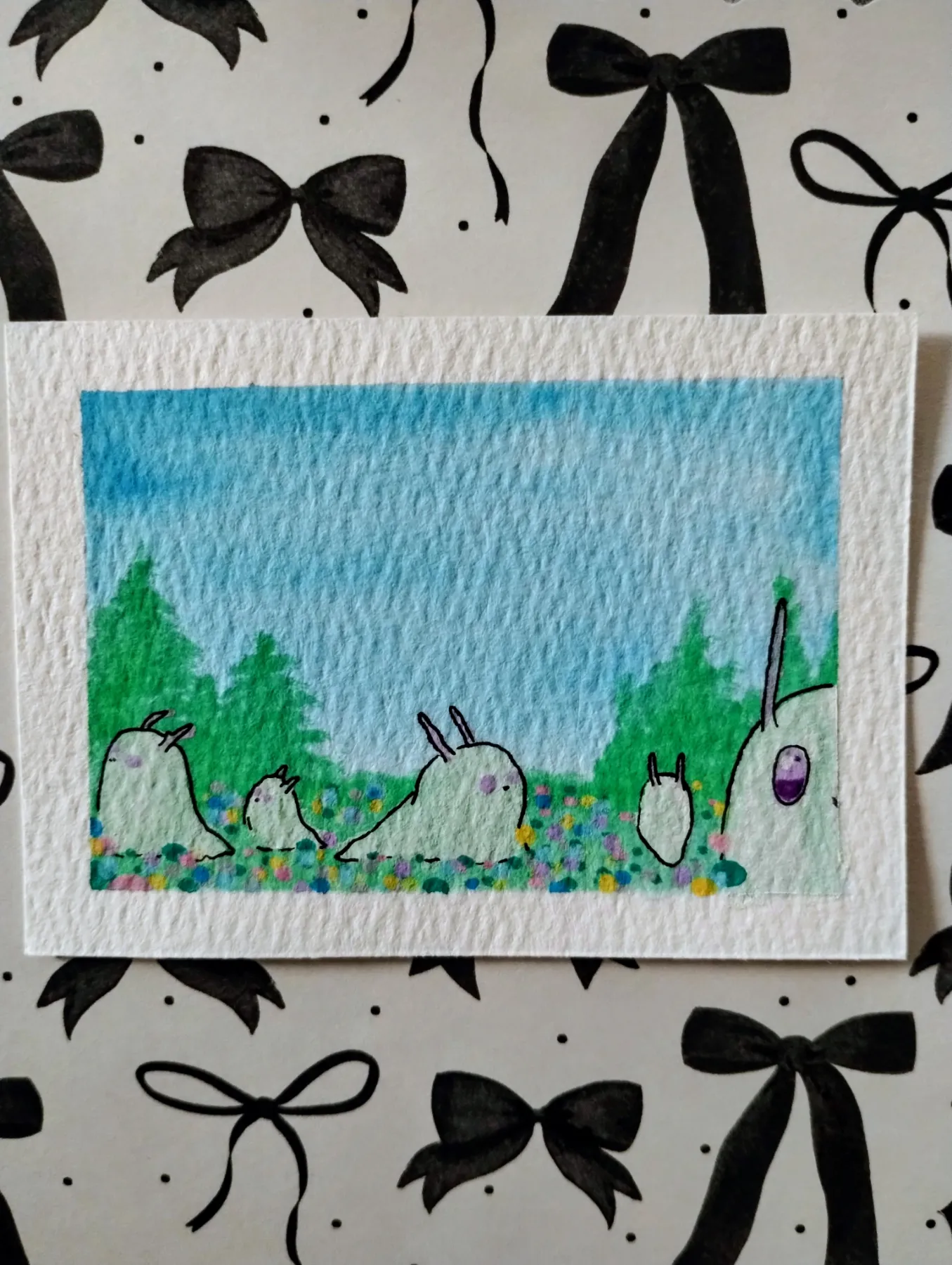 Views from the Field aceo art card