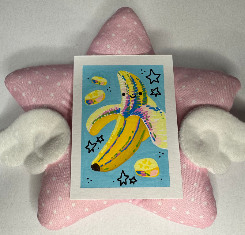 Happy to be Alive aceo art card