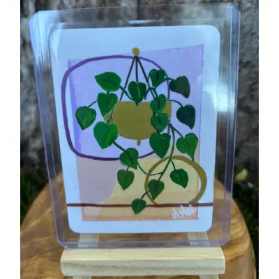House Plant III: Series I aceo art card thumbnail 2
