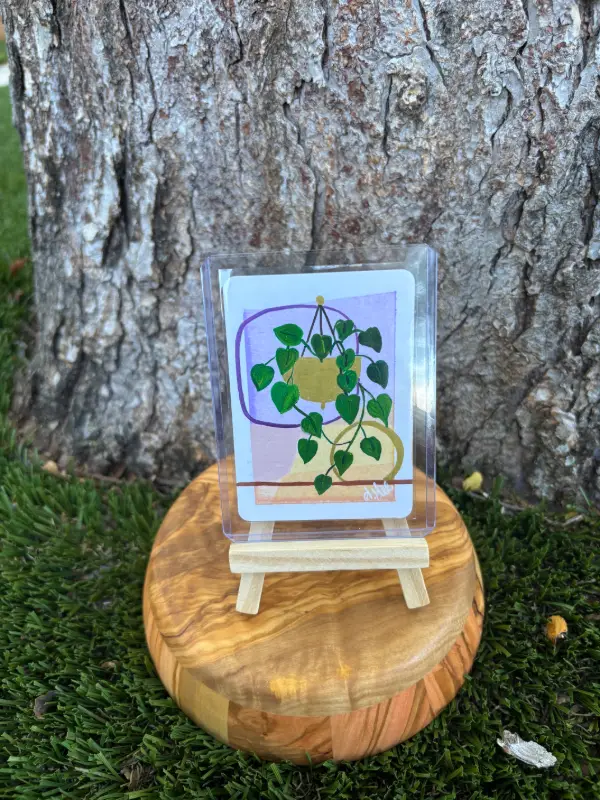 House Plant III: Series I aceo art card