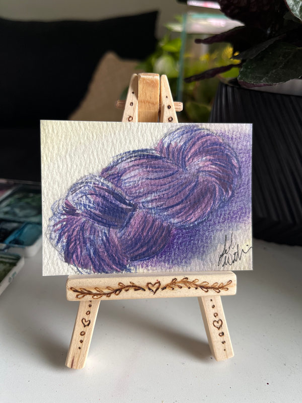 Skein #3 aceo art card