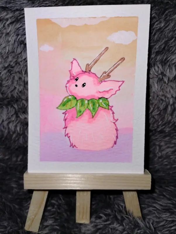 Days End aceo art card