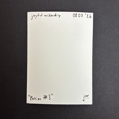 Potion #3 aceo art card thumbnail 2
