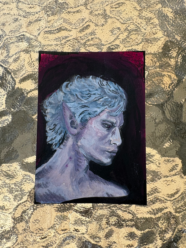 BG3 Astarion Portrait aceo art card