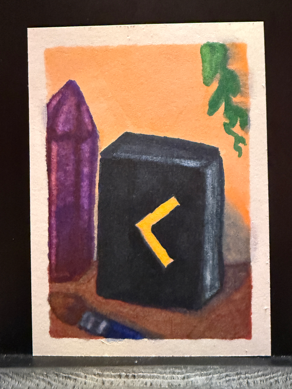Creative Spark aceo art card
