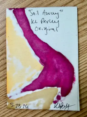Sail Away aceo art card thumbnail 4