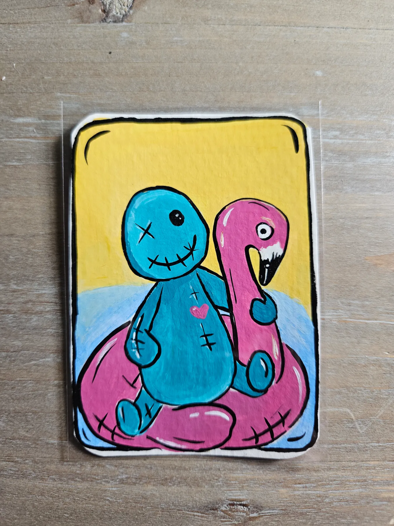 Azul Mingo aceo art card