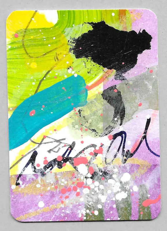 The Eternal Now - #9 of 12 aceo art card