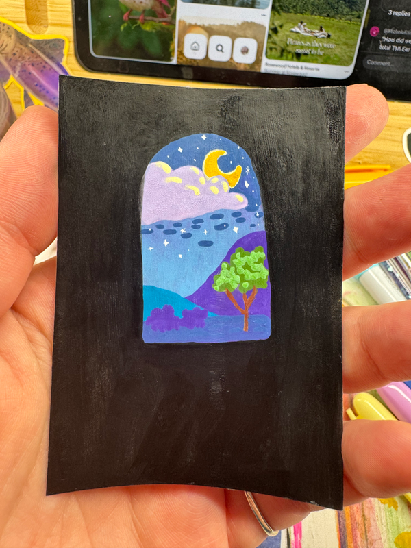 View from my window aceo art card