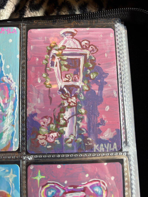 Street Light aceo art card