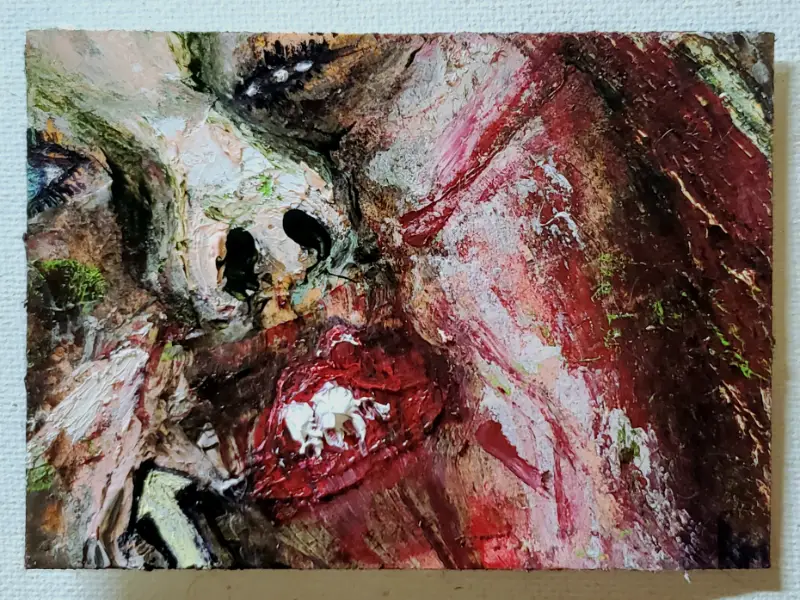 SPLATTERS MATTER aceo art card