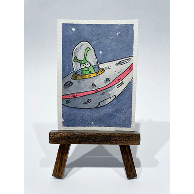Visiting aceo art card thumbnail 3