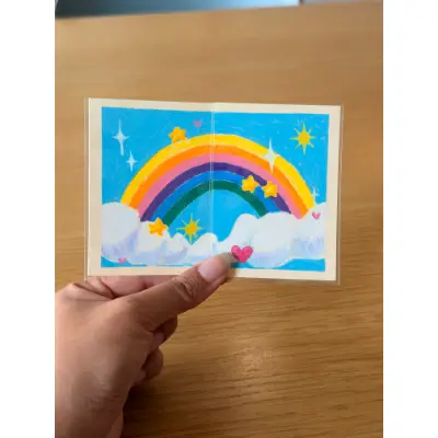 Care Bears Rainbow BUNDLE aceo art card thumbnail 1