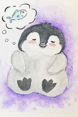 Big Pipi Series: Big Dreams aceo art card thumbnail 2