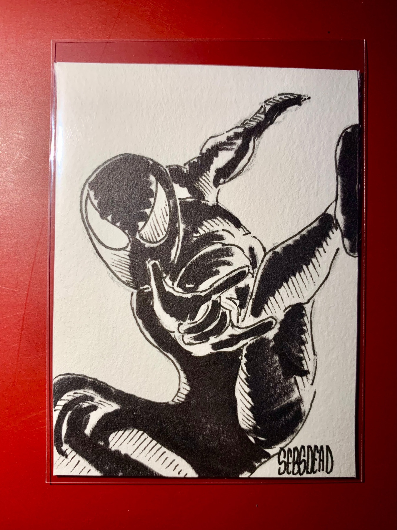 Original Fan Art ACEO - Spider-Man - Hand Painted Mini Card aceo art card
