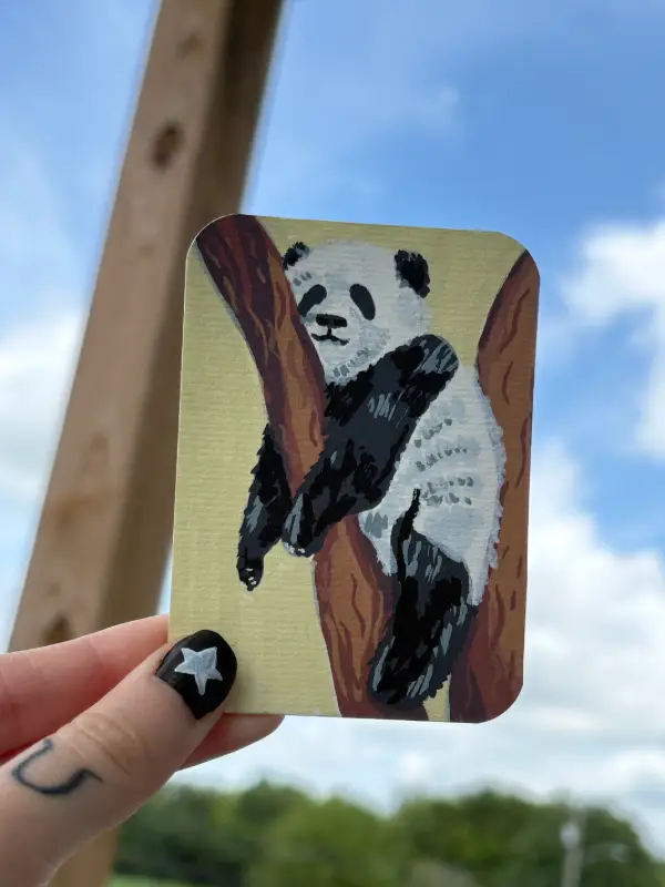 Panda (1/4) aceo art card