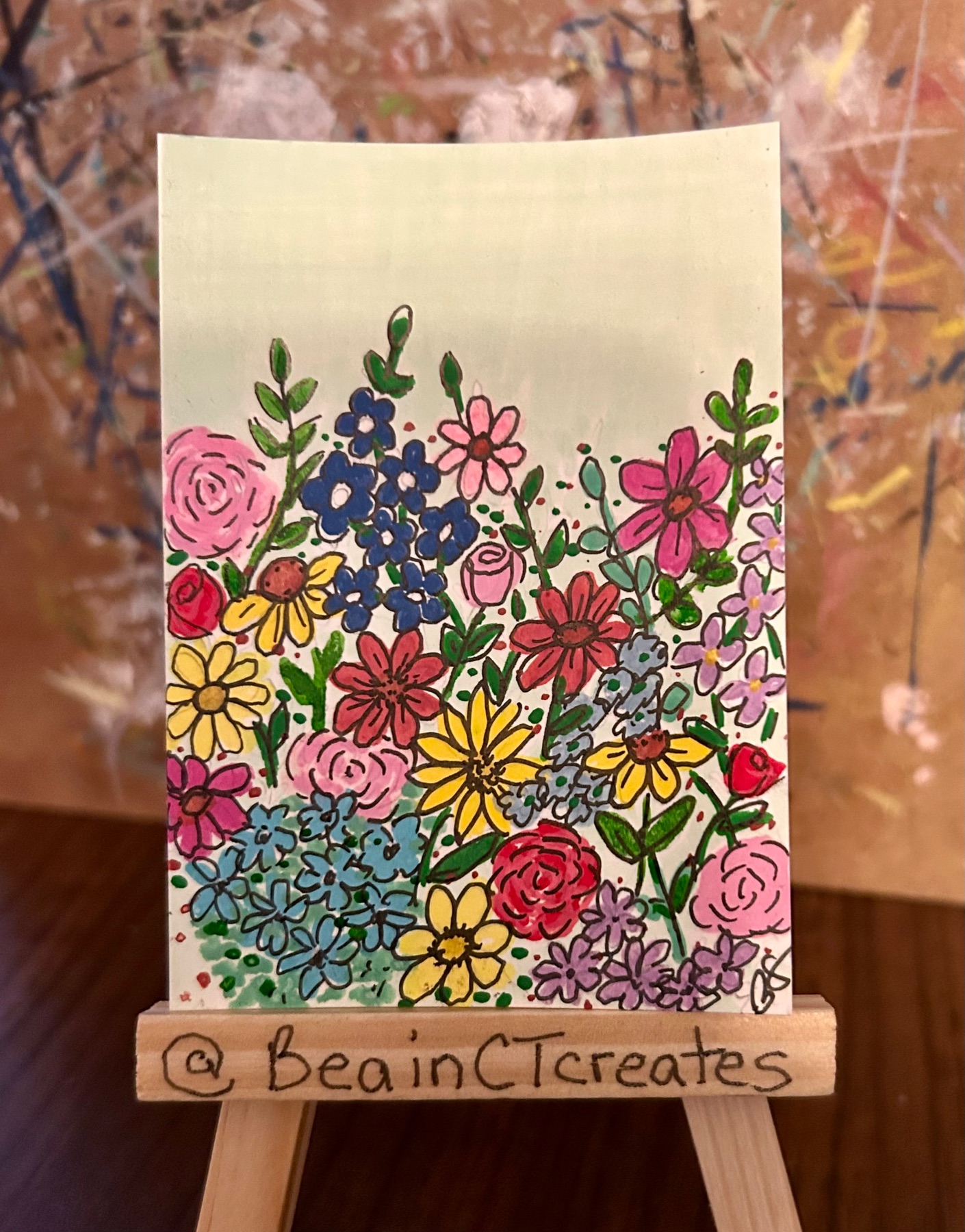 Outside Beauty aceo art card