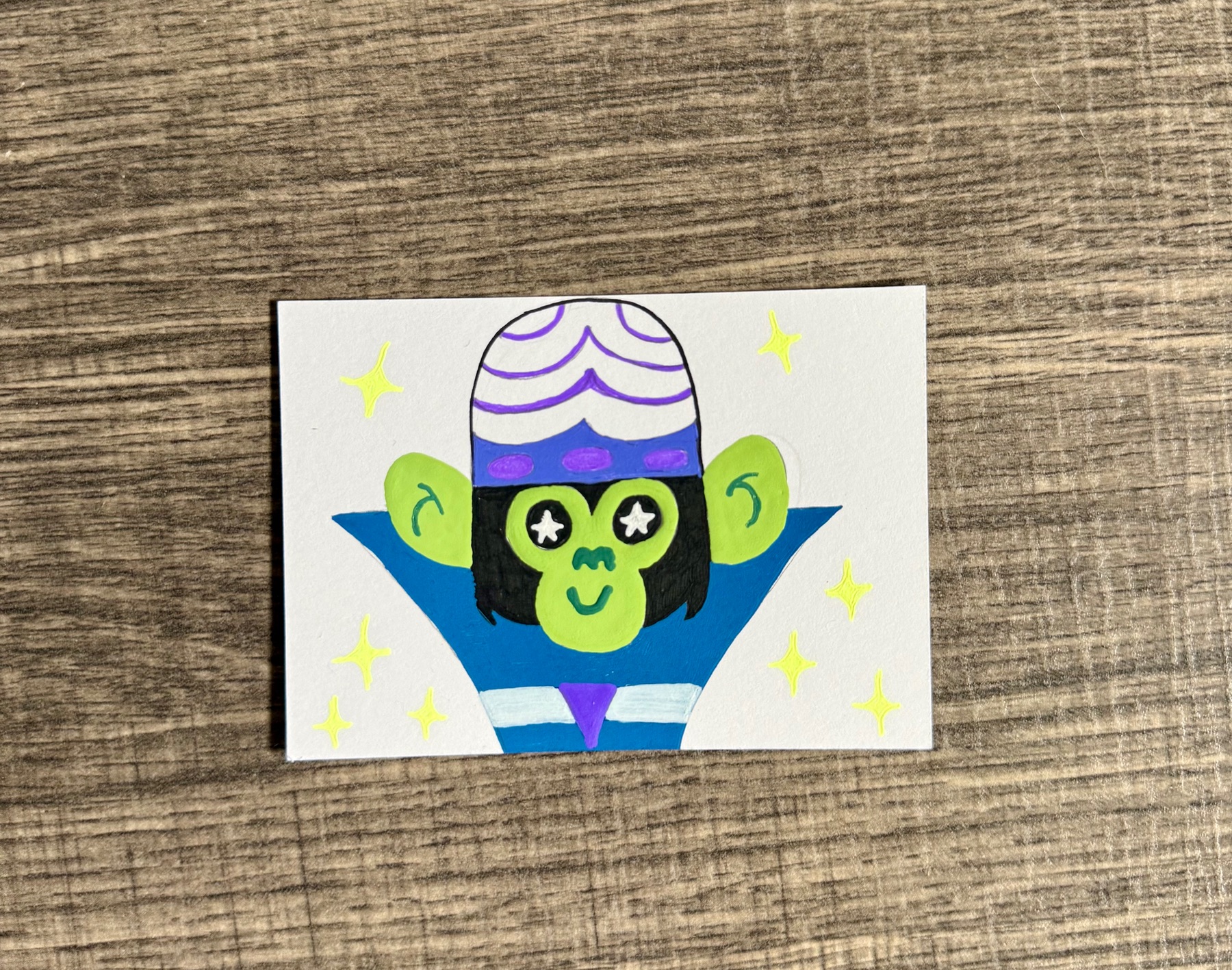 Mojo jojo aceo art card