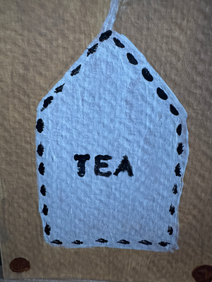 Tea Bag aceo art card thumbnail 2