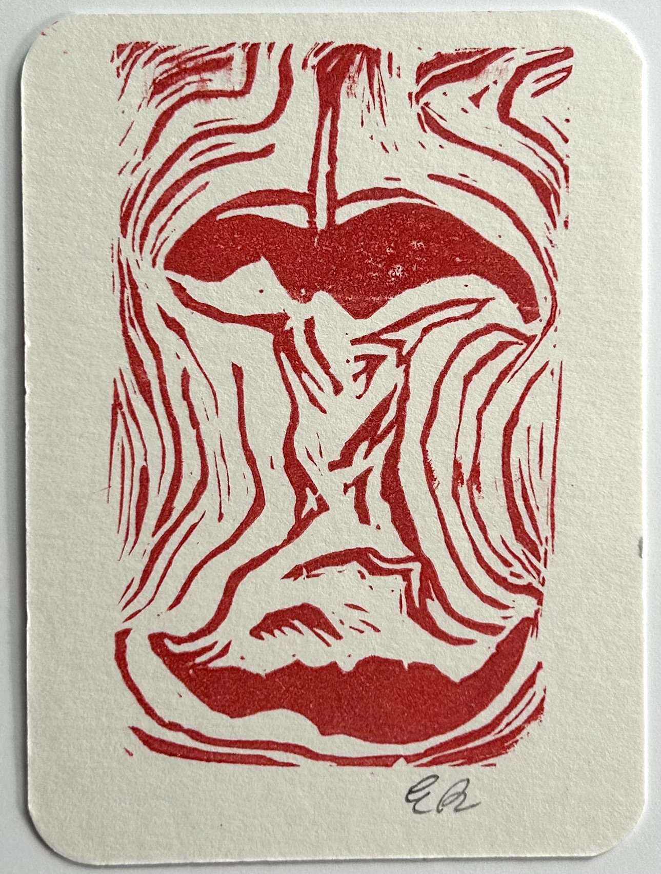 Apple 6 aceo art card