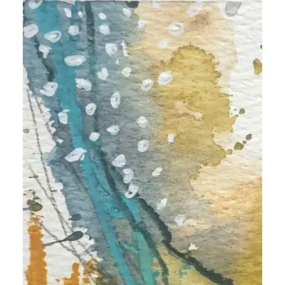 Golden Earth 3 aceo art card thumbnail 2
