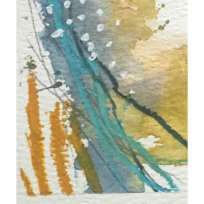 Golden Earth 3 aceo art card thumbnail 3
