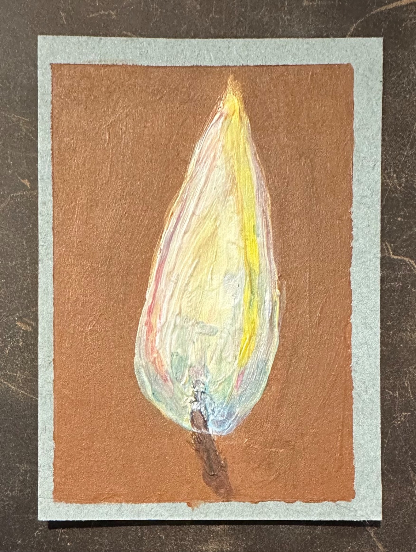 Flame 1/5 aceo art card