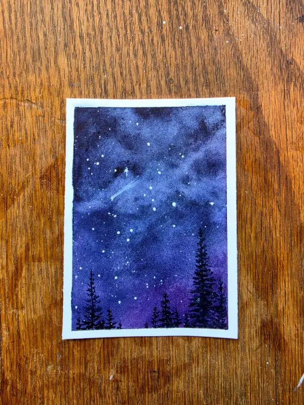 Make a Wish aceo art card