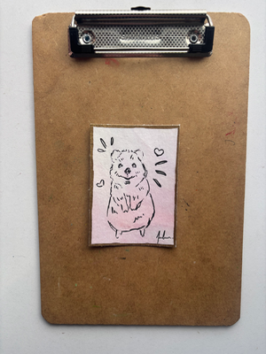 “Quokka” Animal aceo art card thumbnail 1