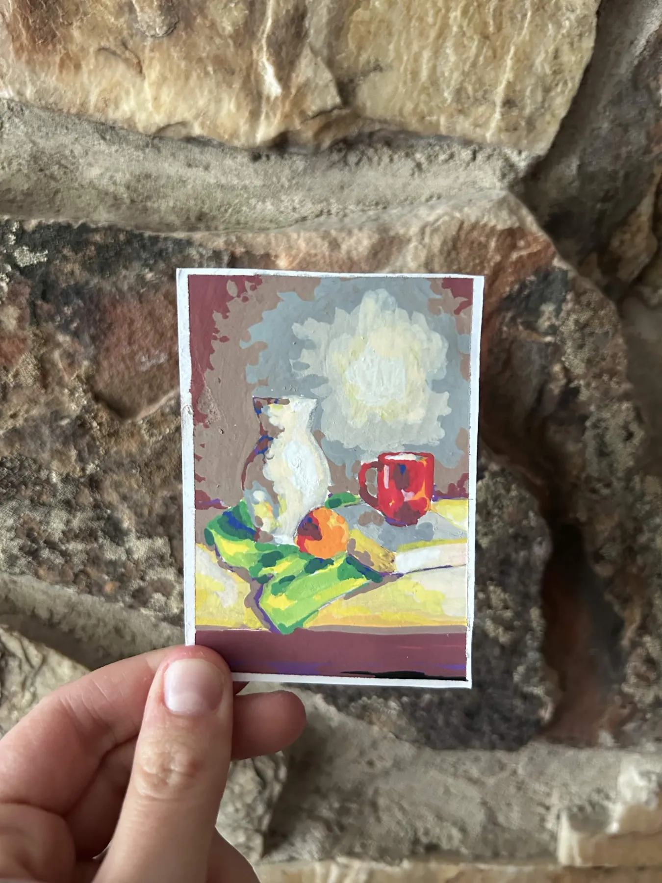 Vase Still Life aceo art card