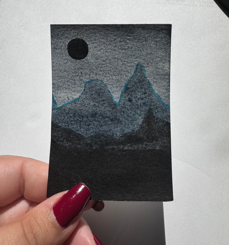 Midnight Sun aceo art card